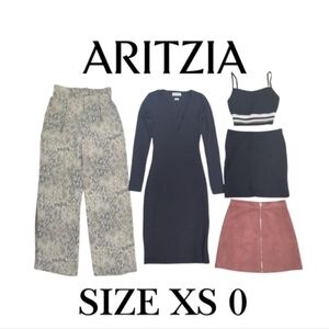 5 pcs Aritzia Style Bundle size 0/XS Mix Of Wilfred Babaton And Tulula